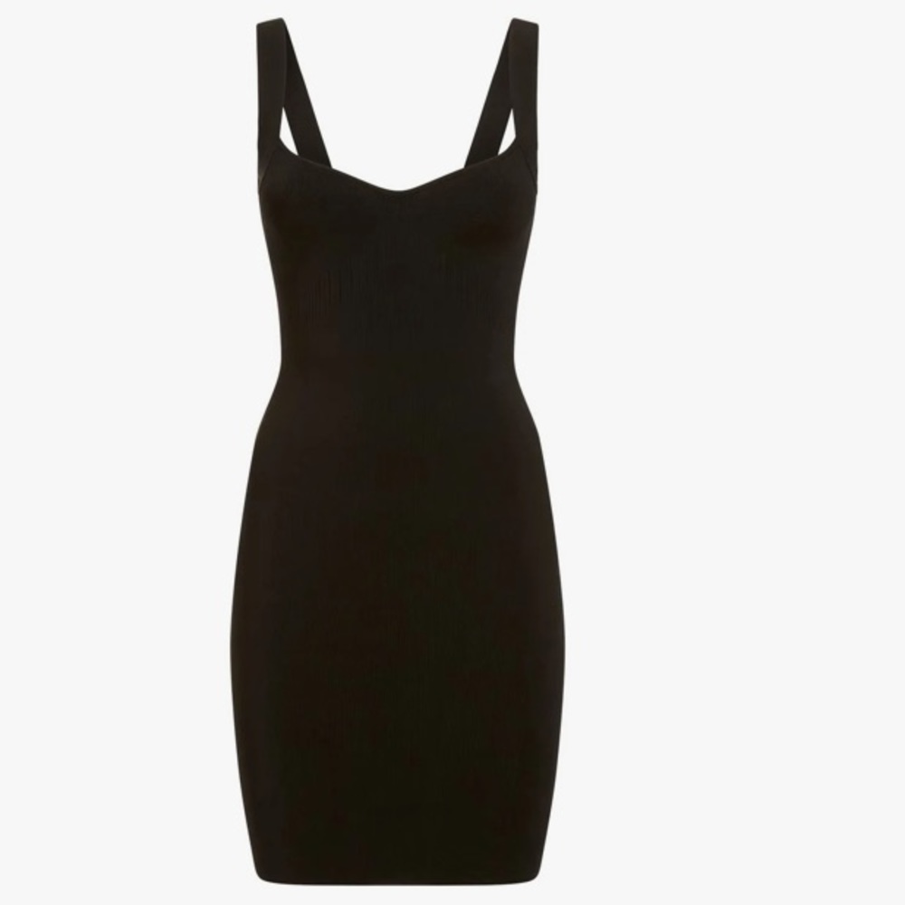 GUESS Women's Sleeveless Mirage Anise Ribbed Bodycon Mini sweater dress